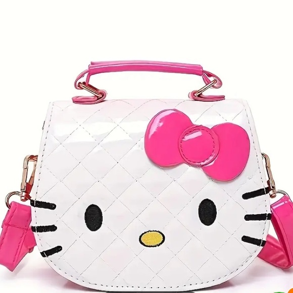 Sanrio Handbags - Sanrio Hello Kitty White and Pink Crossbody Bag